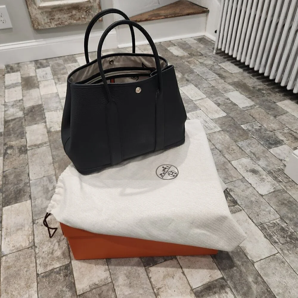 Hermes Garden Party Leather Tote
